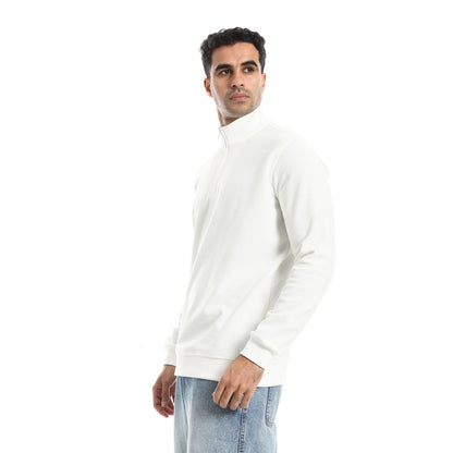 Half Zipper Closure T Shirt