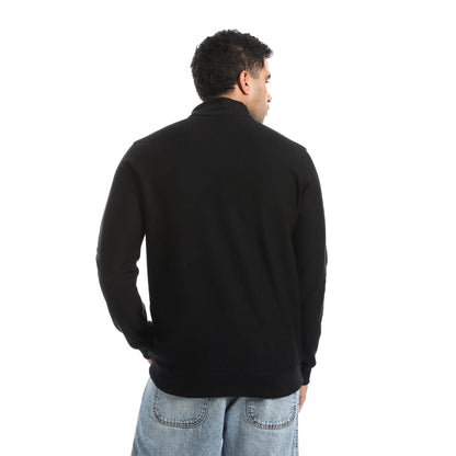 Half Zipper Closure T Shirt