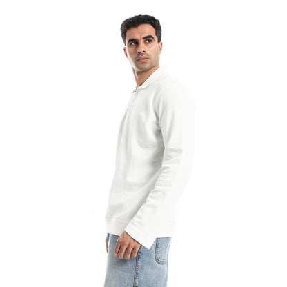 Half Closure Neck Hoodie
