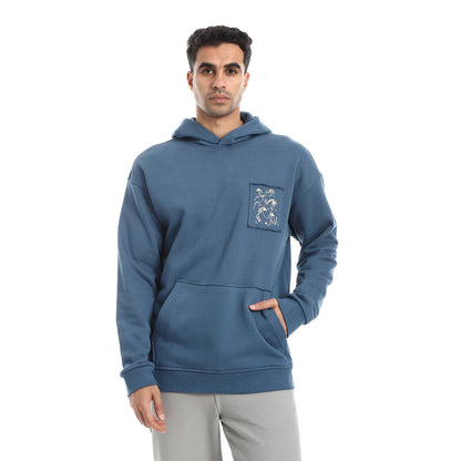 Cotton Sweatshirt With Back Printed