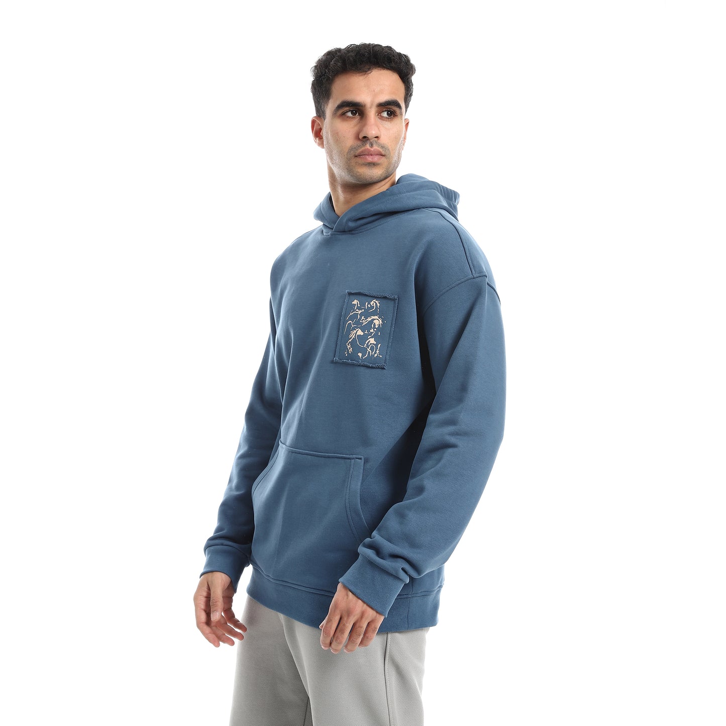 Cotton Sweatshirt With Back Printed