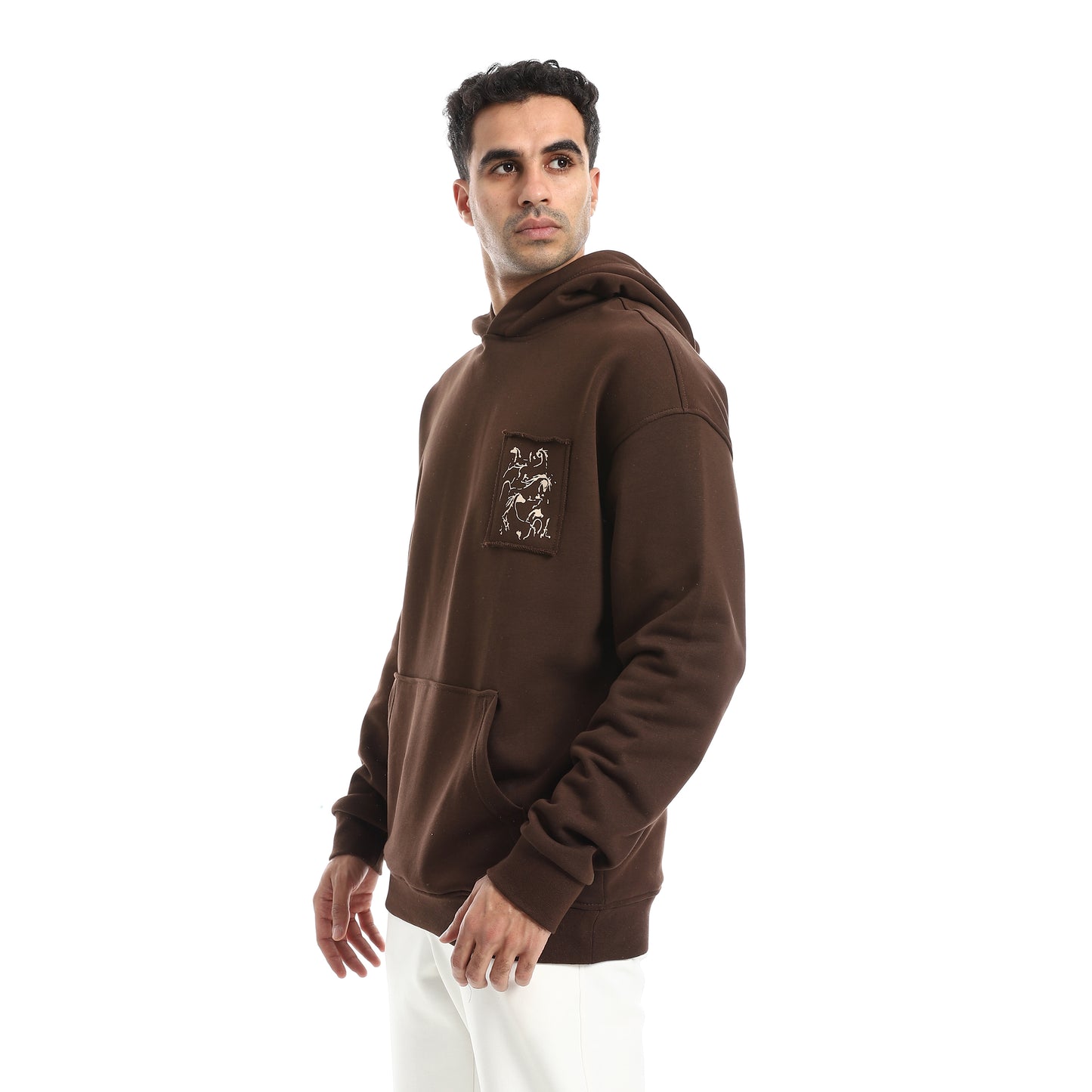 Cotton Sweatshirt With Back Printed