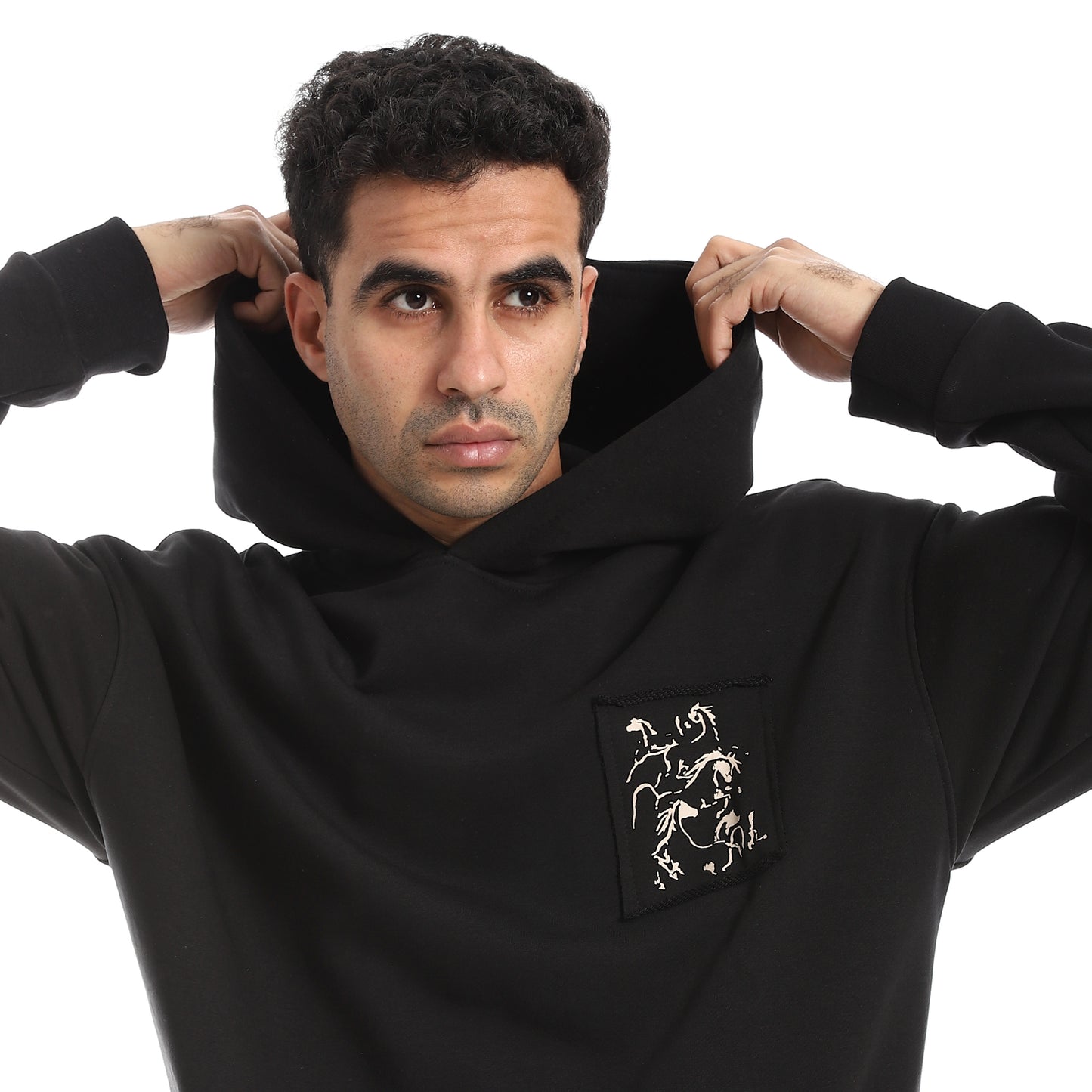 Cotton Sweatshirt With Back Printed