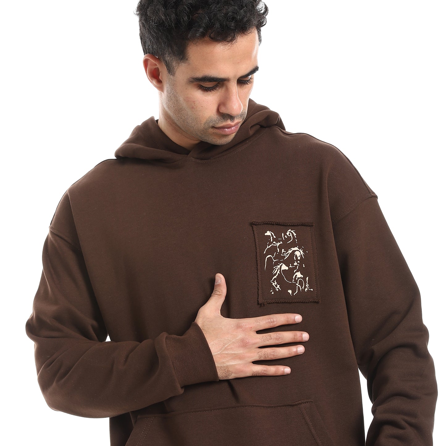 Cotton Sweatshirt With Back Printed