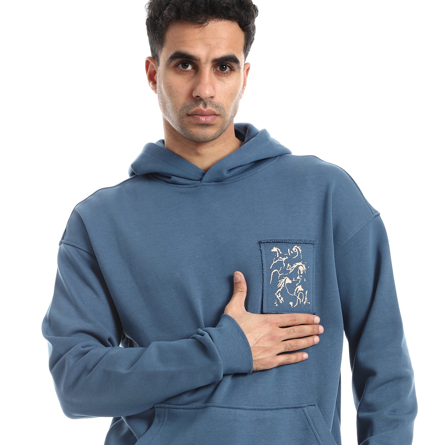Cotton Sweatshirt With Back Printed