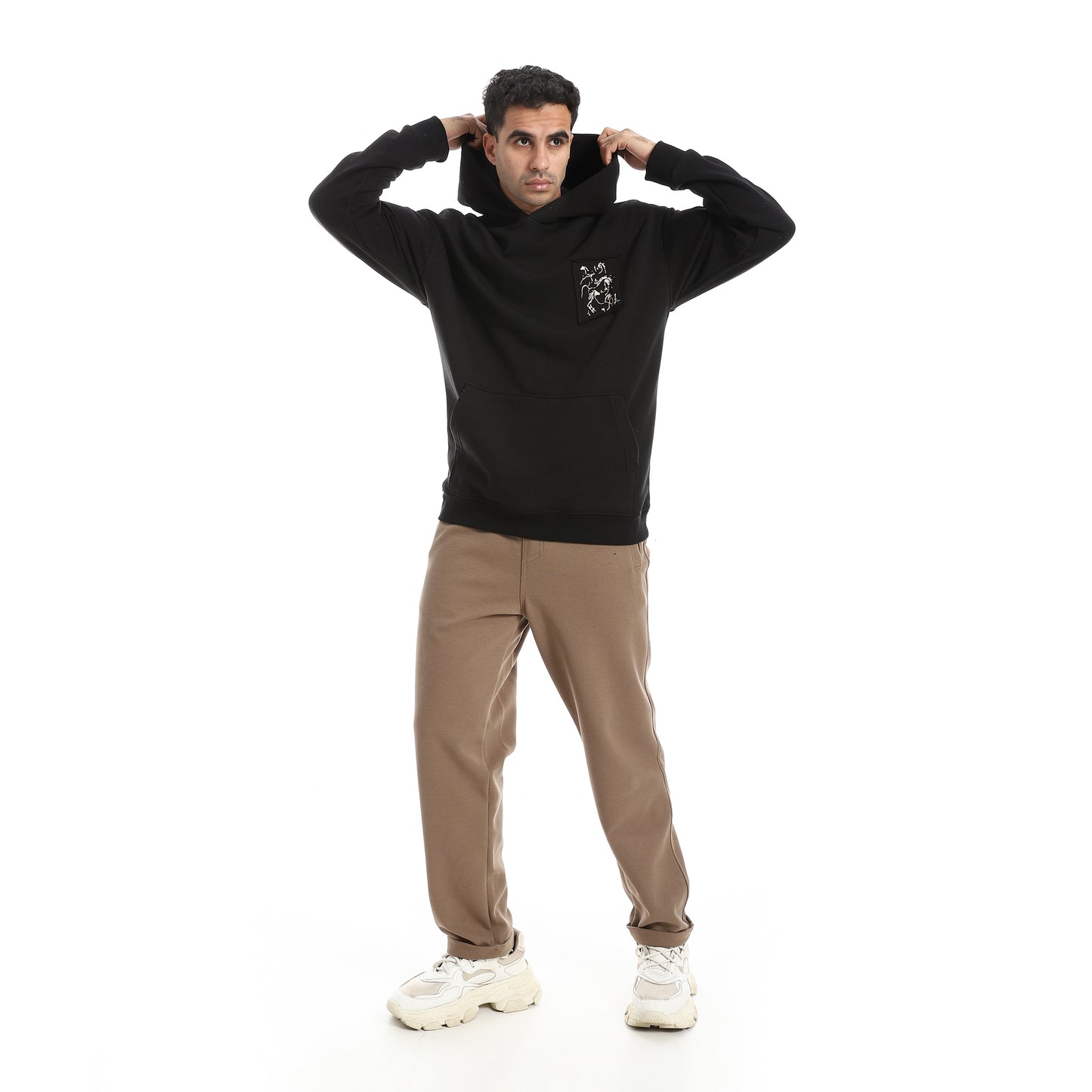 Cotton Sweatshirt With Back Printed