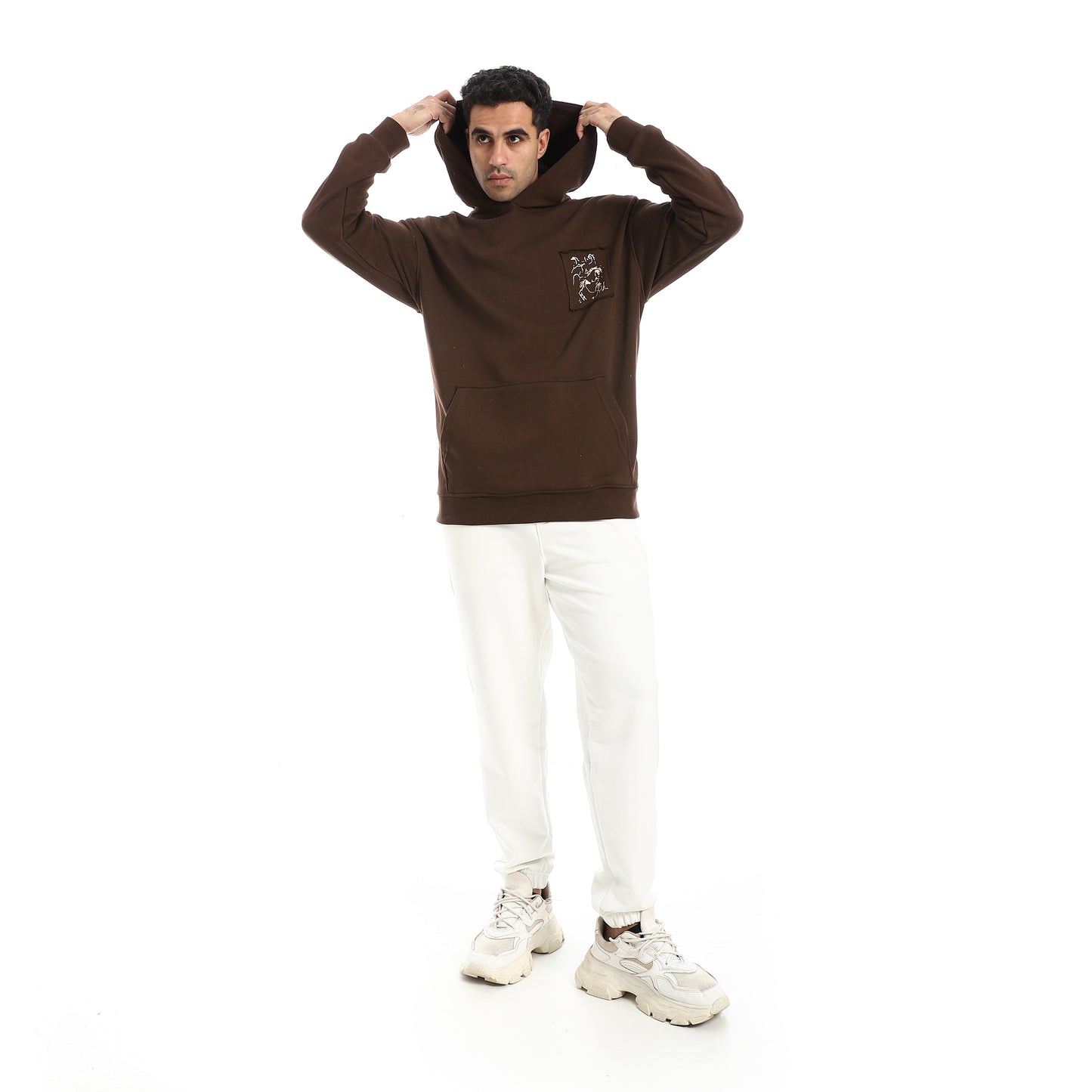 Cotton Sweatshirt With Back Printed
