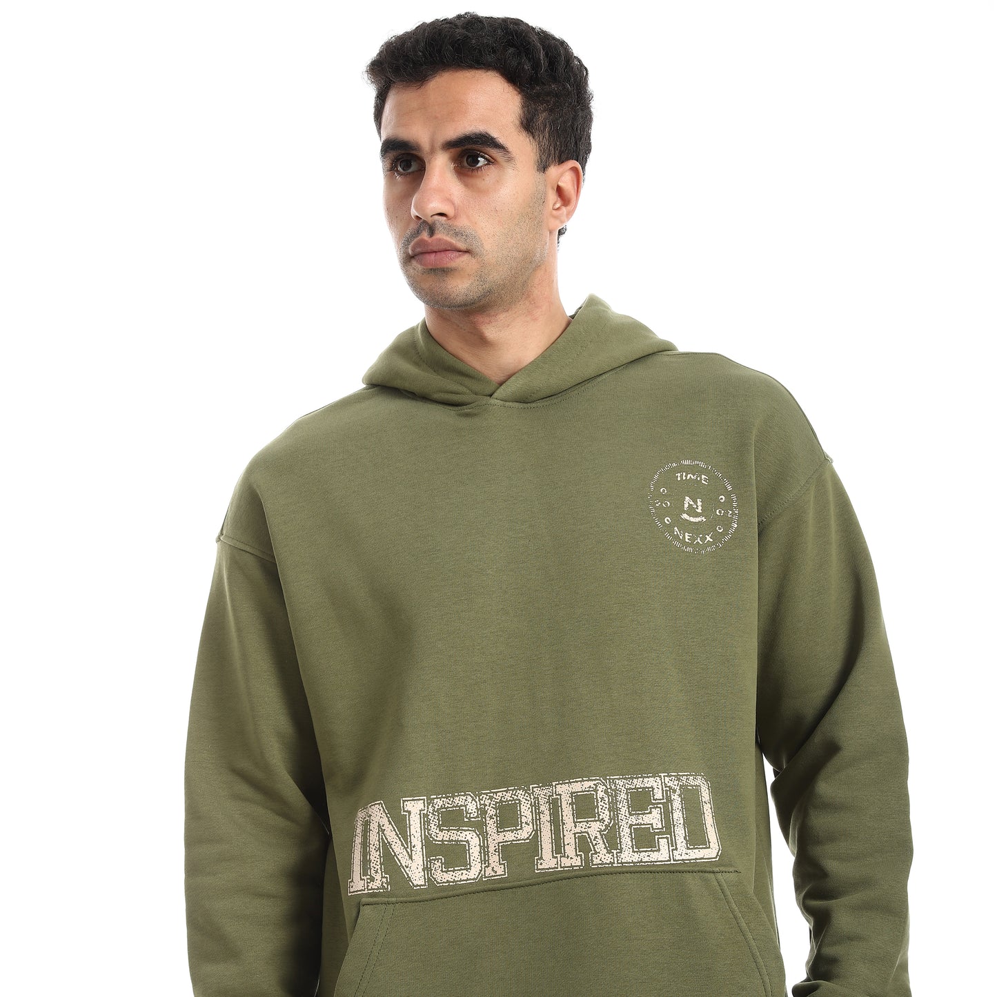 Comfy Long Printed Hoodie