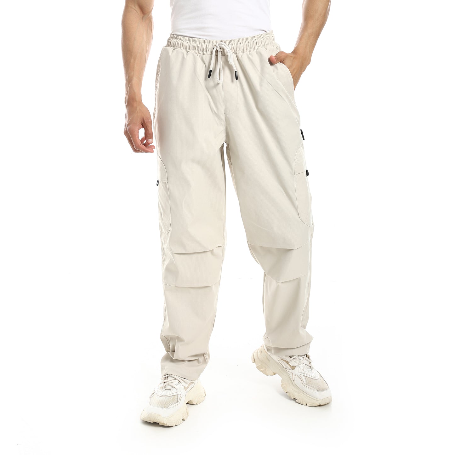 Cargo Pants With Elastic Waist