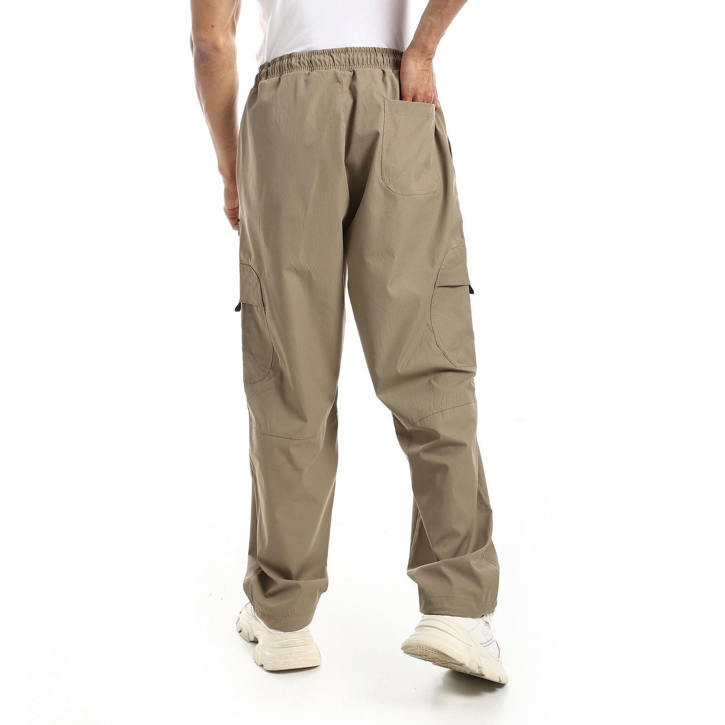 Cargo Pants With Elastic Waist