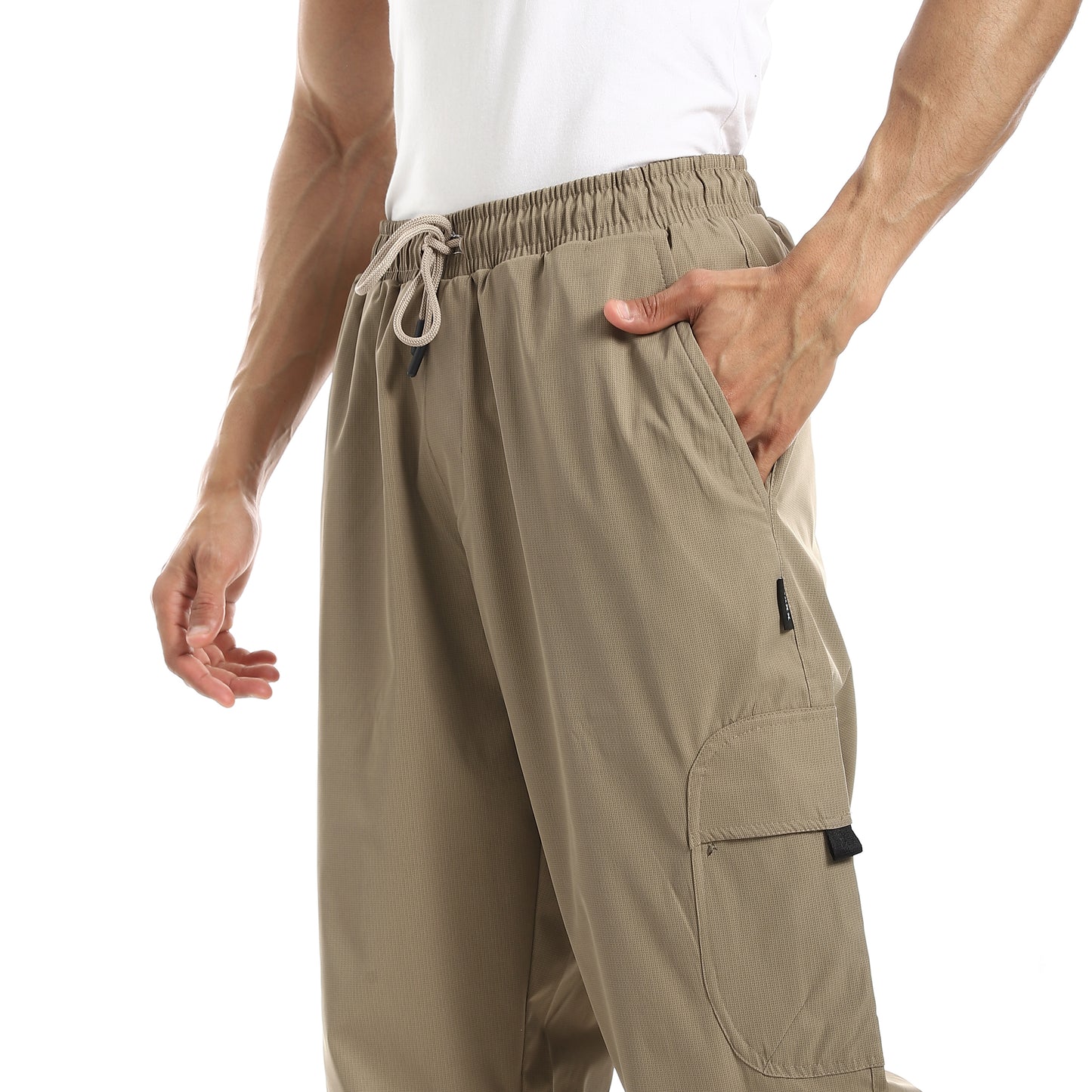 Cargo Pants With Elastic Waist