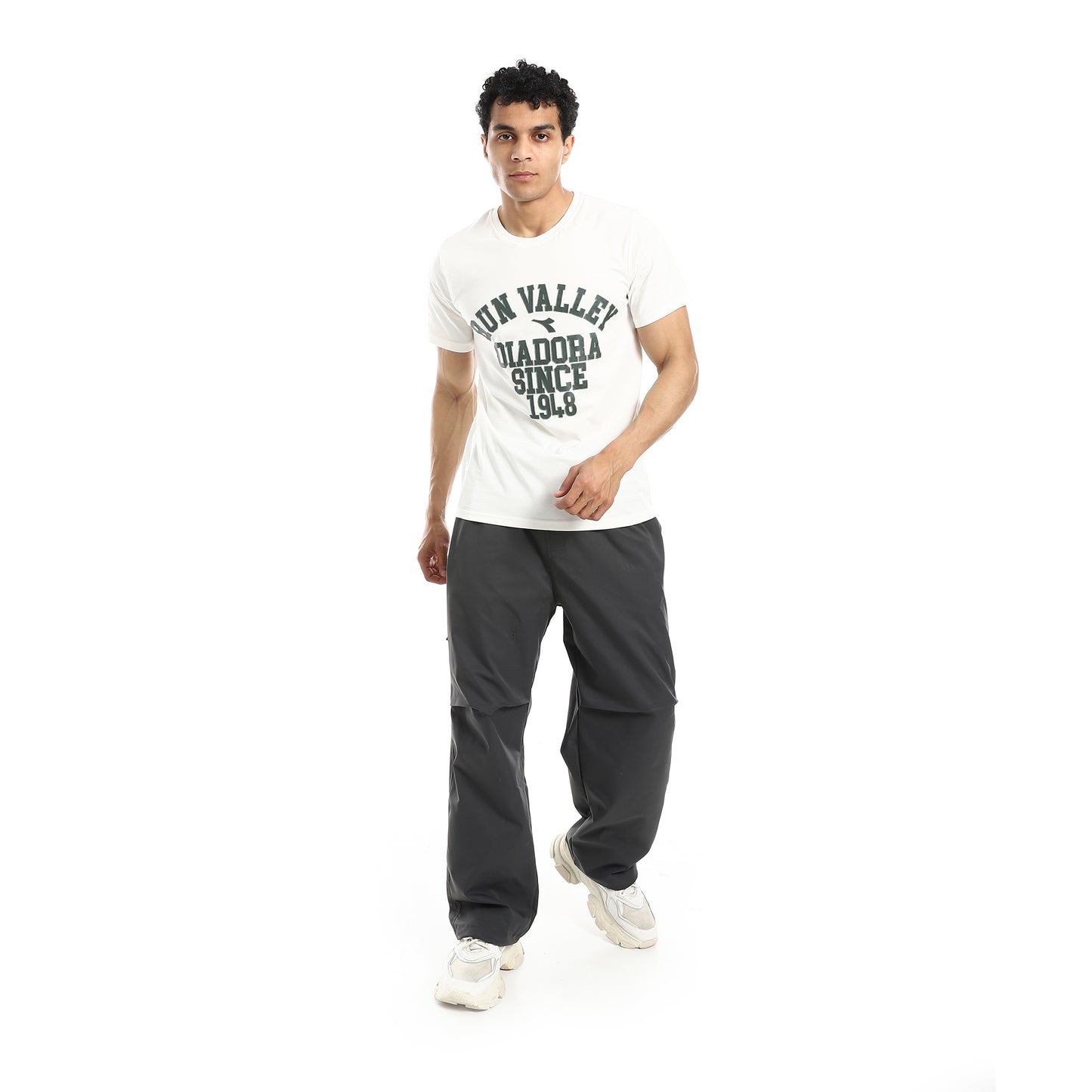 Gabardine Pants With Strap Release Buckle
