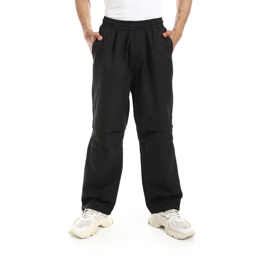 Solid Pattern Gabardine Pants