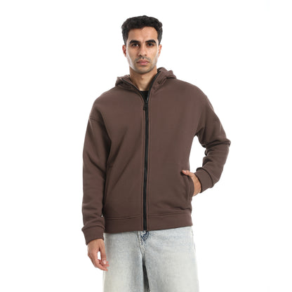 Pique Pattern Sweatshirt