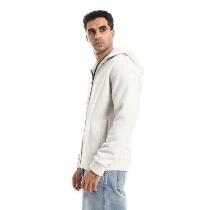 Pique Pattern Sweatshirt