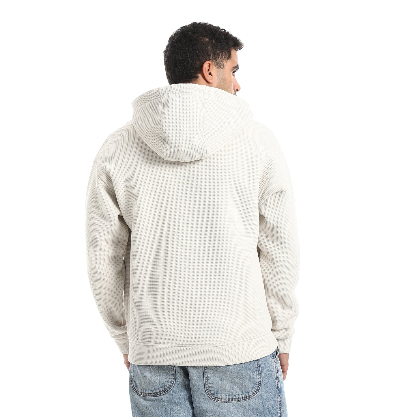 Pique Pattern Sweatshirt