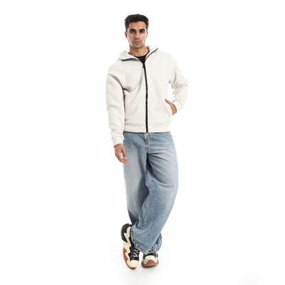 Pique Pattern Sweatshirt