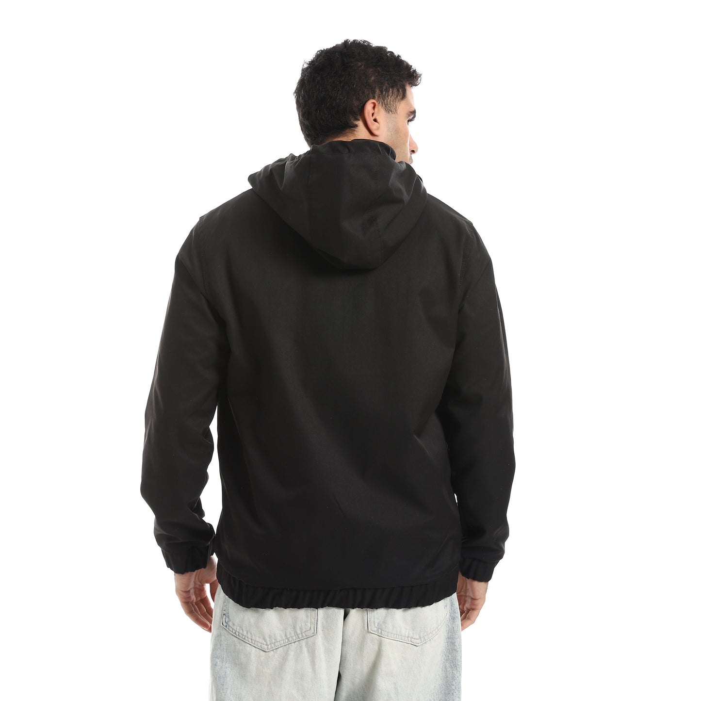 Gabardine Jacket With Two Pockets
