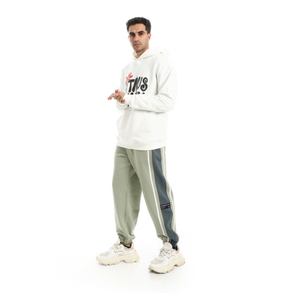 Printed Cotton Sweatpants