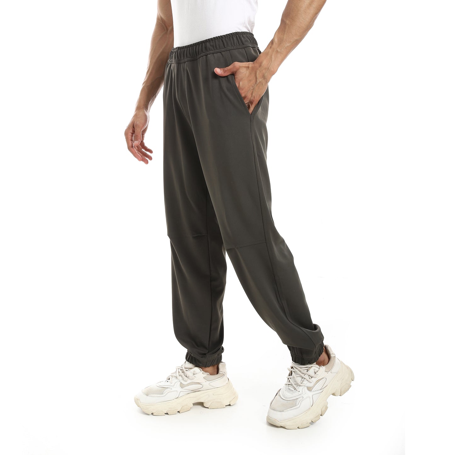 Elastic Waist With Drawstring Sweatpants