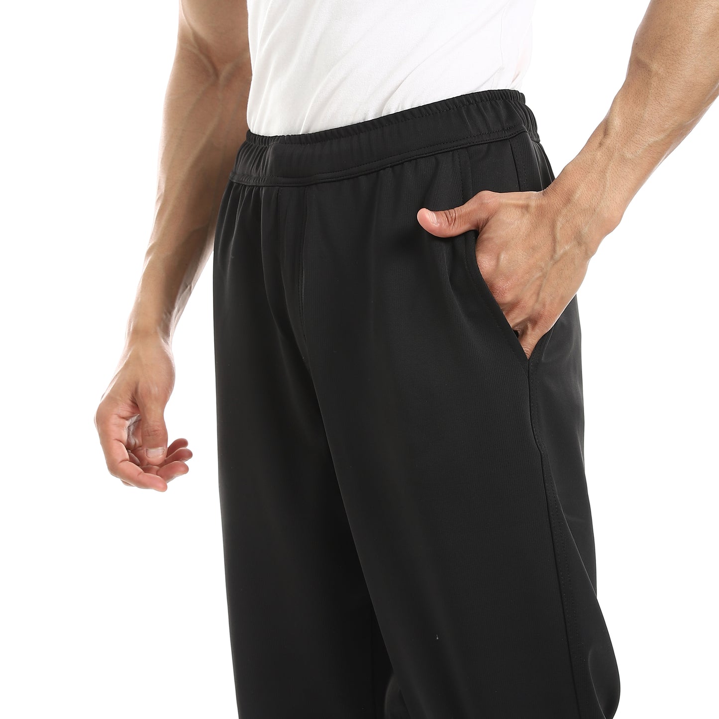 Elastic Waist With Drawstring Sweatpants